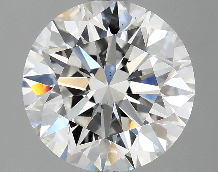 2.45 Carat Round Shaped Excellent Cut VS2 IGI Certified Lab Grown Diamond