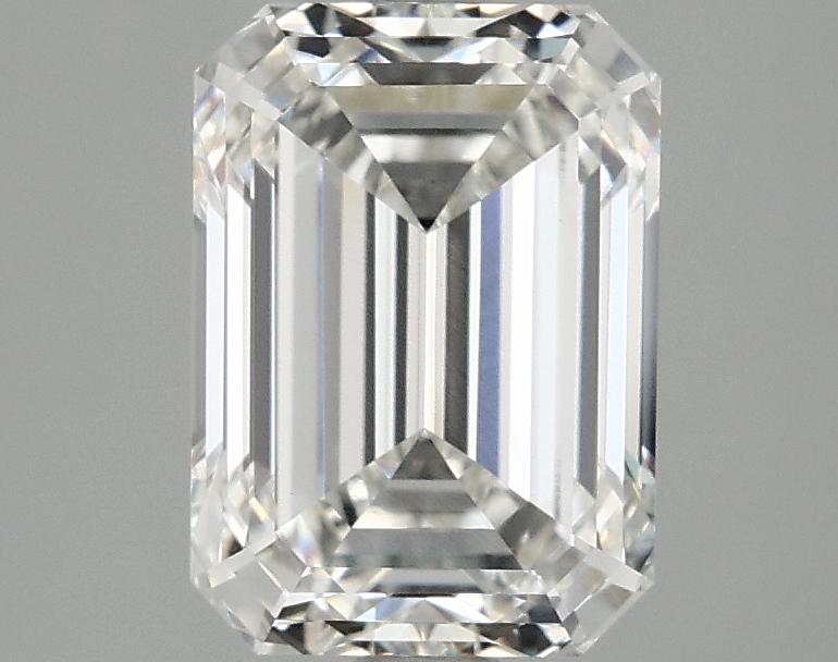 2.54 Carat Emerald Shaped Ideal Cut VVS2 IGI Certified Lab Grown Diamond