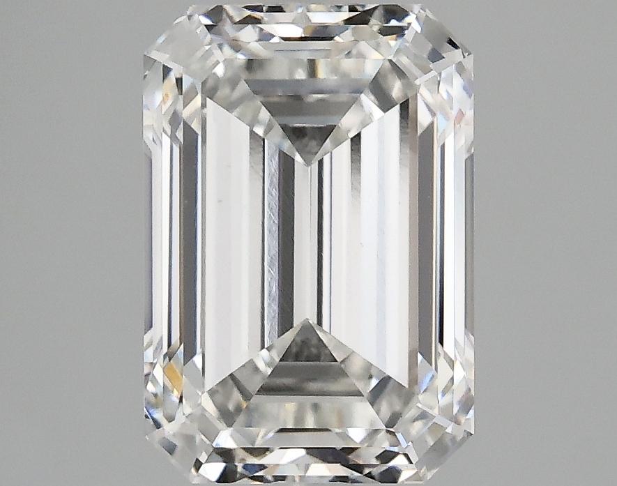 2.98 Carat Emerald Shaped Ideal Cut VVS2 IGI Certified Lab Grown Diamond