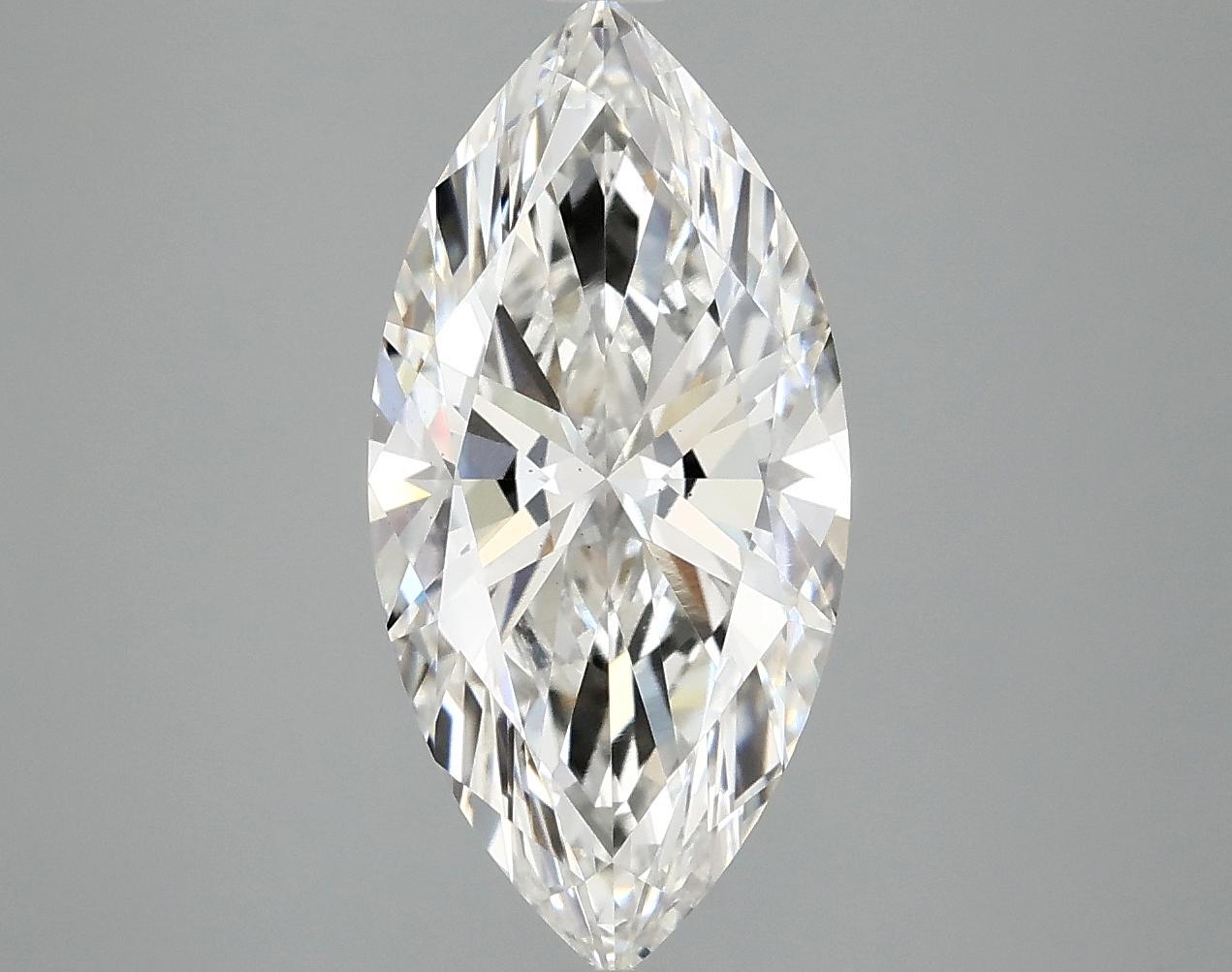 3.0 Carat Marquise Shaped Excellent Cut VS2 IGI Certified Lab Grown Diamond