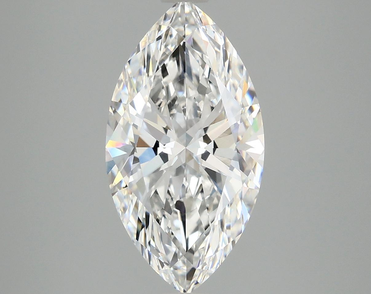 3.04 Carat Marquise Shaped Excellent Cut VVS2 IGI Certified Lab Grown Diamond