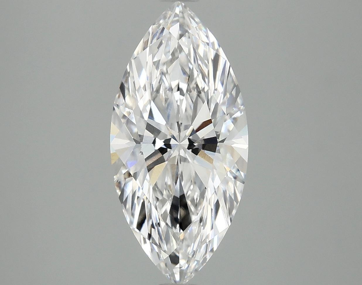 2.51 Carat Marquise Shaped Excellent Cut VVS2 IGI Certified Lab Grown Diamond