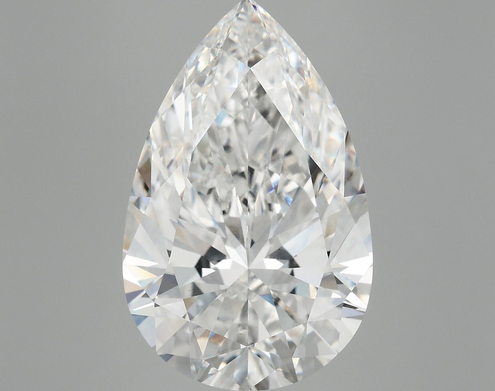 10.02 Carat Pear Shaped Ideal Cut VVS2 IGI Certified Lab Grown Diamond