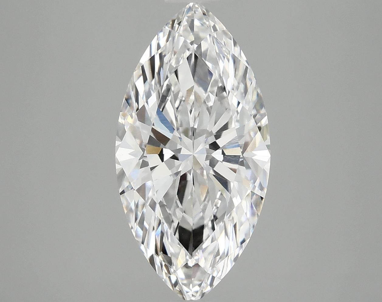 3.09 Carat Marquise Shaped Ideal Cut VVS2 IGI Certified Lab Grown Diamond