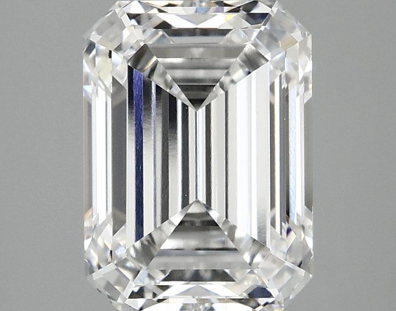 3.07 Carat Emerald Shaped Excellent Cut VVS2 IGI Certified Lab Grown Diamond