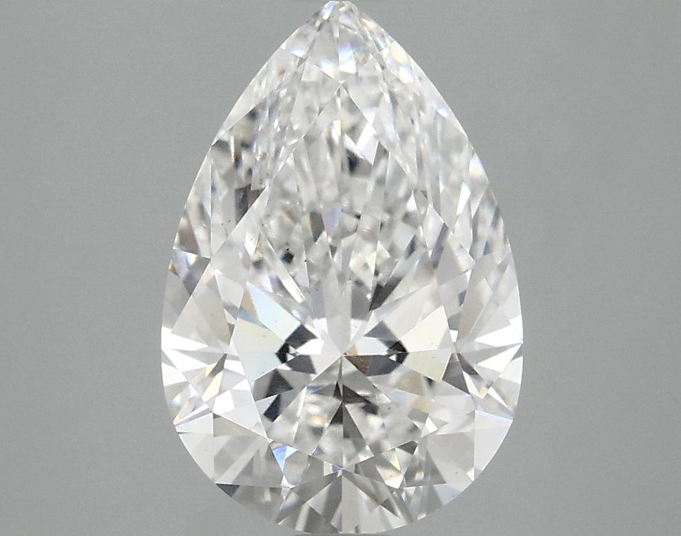 2.54 Carat Pear Shaped Excellent Cut VS2 IGI Certified Lab Grown Diamond