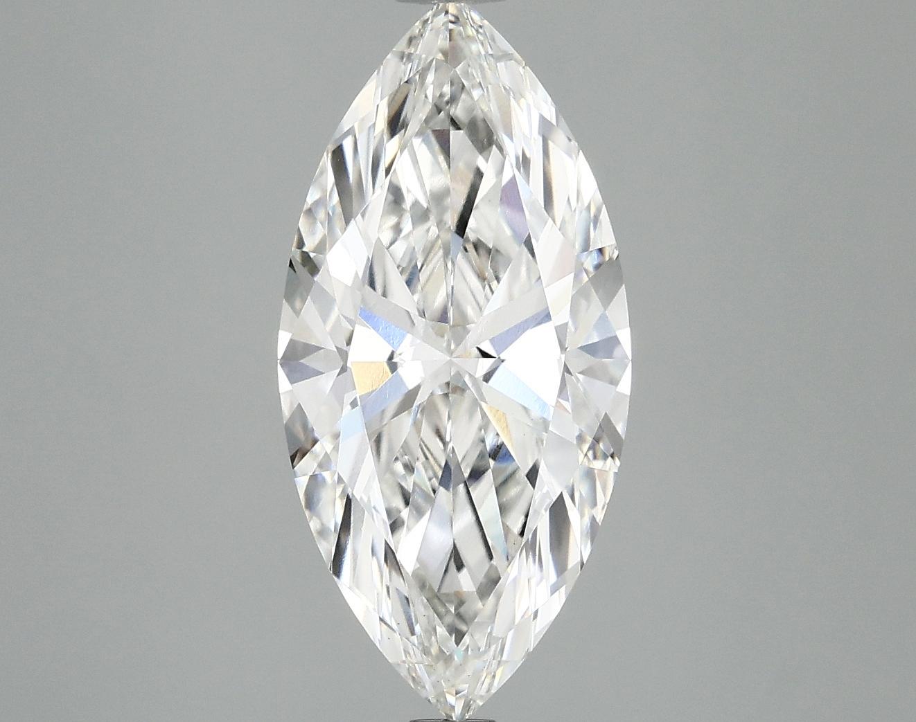 2.94 Carat Marquise Shaped Excellent Cut VS1 IGI Certified Lab Grown Diamond