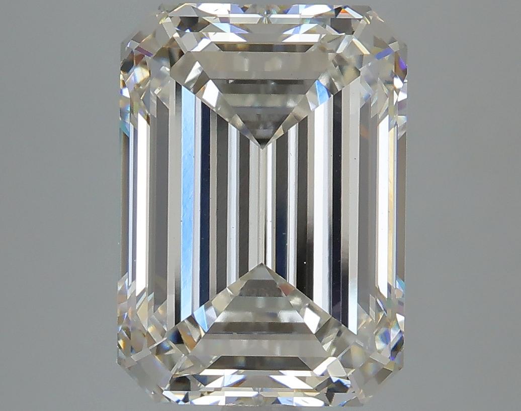 5.49 Carat Emerald Shaped Ideal Cut VS2 IGI Certified Lab Grown Diamond