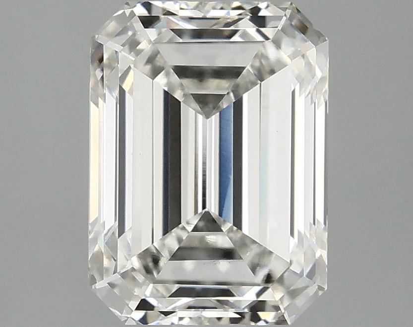 3.07 Carat Emerald Shaped Excellent Cut VVS2 IGI Certified Lab Grown Diamond