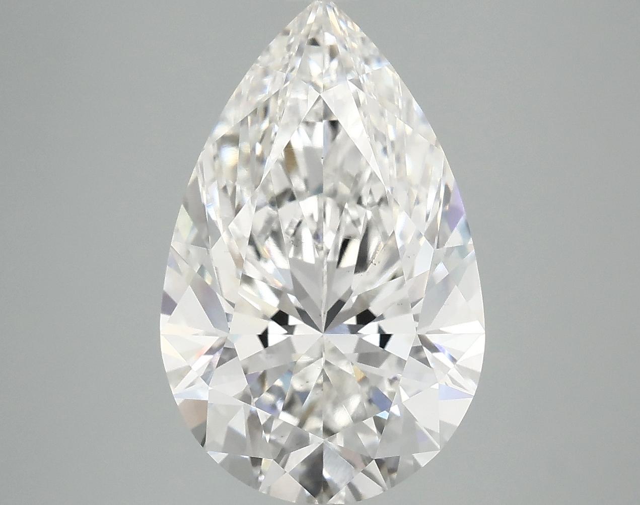 5.09 Carat Pear Shaped Ideal Cut VS2 IGI Certified Lab Grown Diamond