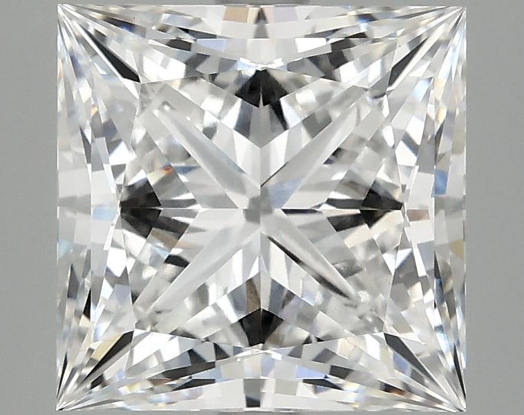 4.02 Carat Princess Shaped Ideal Cut VVS2 IGI Certified Lab Grown Diamond