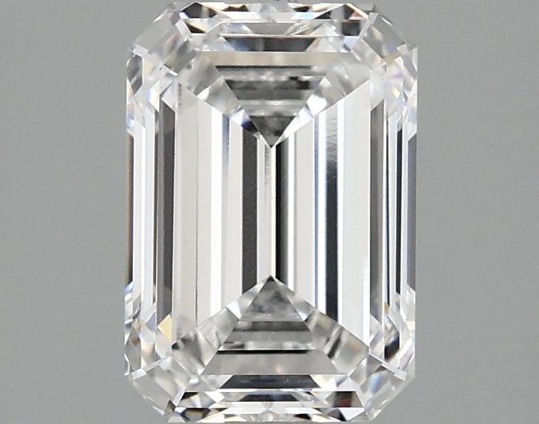 2.1 Carat Emerald Shaped Ideal Cut VVS2 IGI Certified Lab Grown Diamond