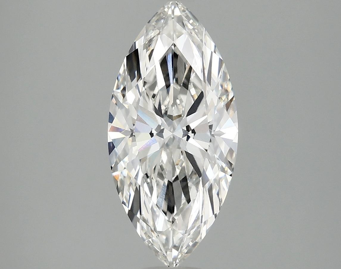 2.04 Carat Marquise Shaped Excellent Cut VVS2 IGI Certified Lab Grown Diamond