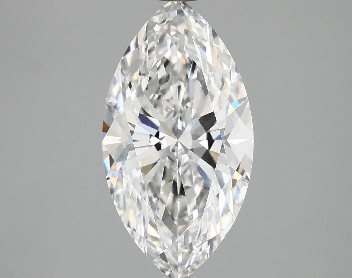 2.51 Carat Marquise Shaped Excellent Cut VVS2 IGI Certified Lab Grown Diamond