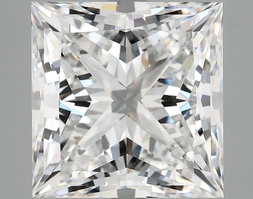 6.05 Carat Princess Shaped Ideal Cut VVS2 IGI Certified Lab Grown Diamond