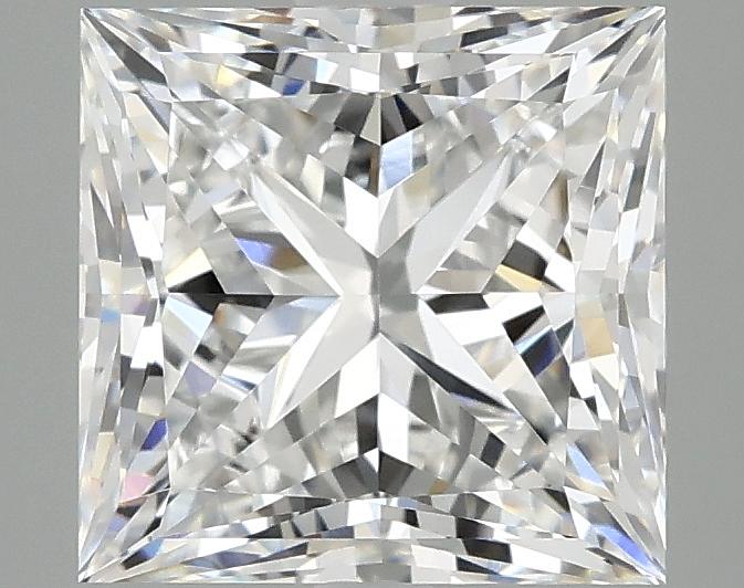3.06 Carat Princess Shaped Ideal Cut VVS2 IGI Certified Lab Grown Diamond