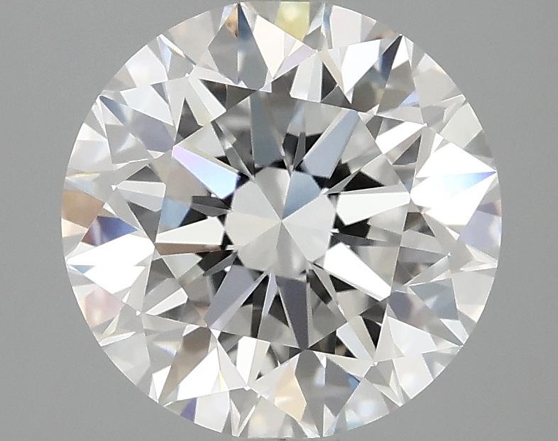 3.08 Carat Round Shaped Excellent Cut VVS2 IGI Certified Lab Grown Diamond