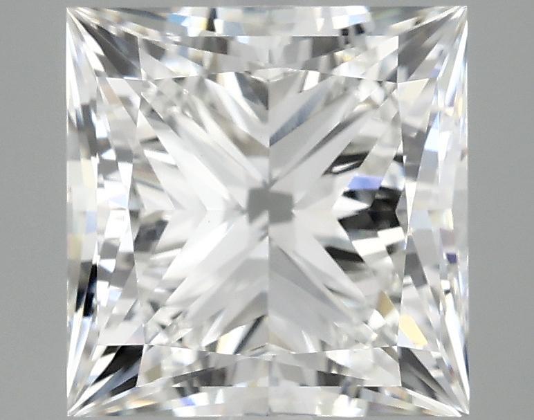 4.13 Carat Princess Shaped Ideal Cut VVS2 IGI Certified Lab Grown Diamond