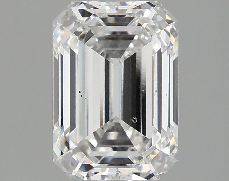 2.09 Carat Emerald Shaped Ideal Cut SI1 IGI Certified Lab Grown Diamond