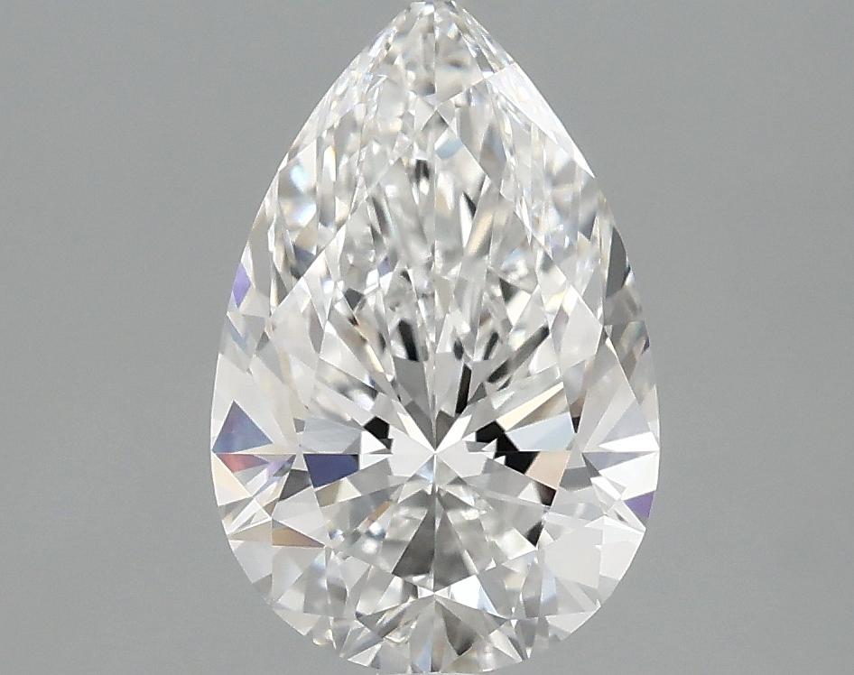 1.59 Carat Pear Shaped Excellent Cut VVS2 IGI Certified Lab Grown Diamond