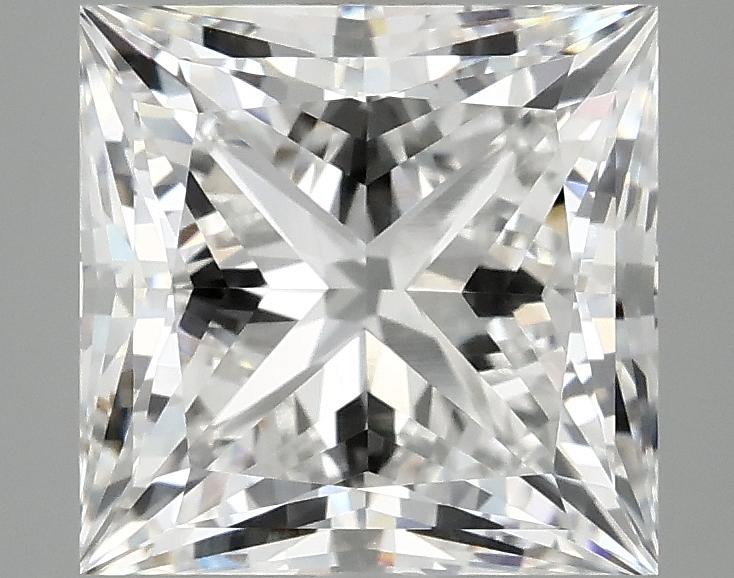 4.11 Carat Princess Shaped Ideal Cut VVS2 IGI Certified Lab Grown Diamond