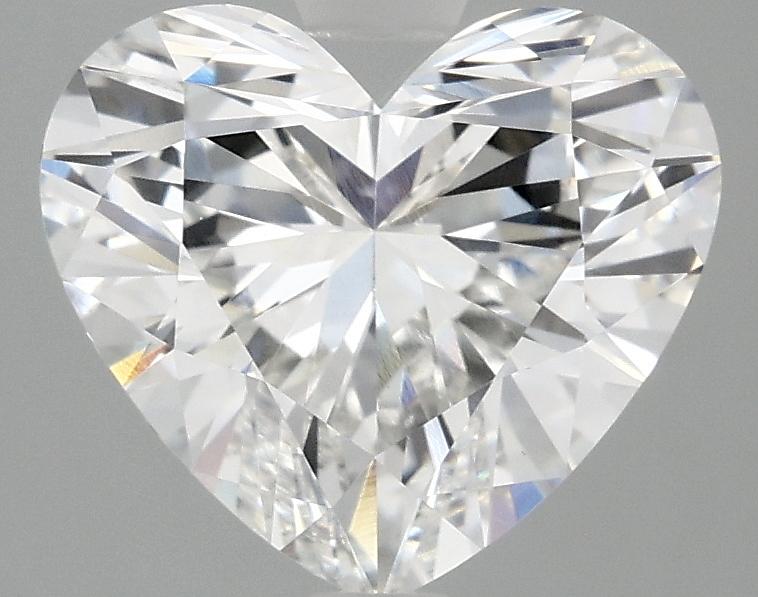2.98 Carat Heart Shaped Ideal Cut VVS2 IGI Certified Lab Grown Diamond