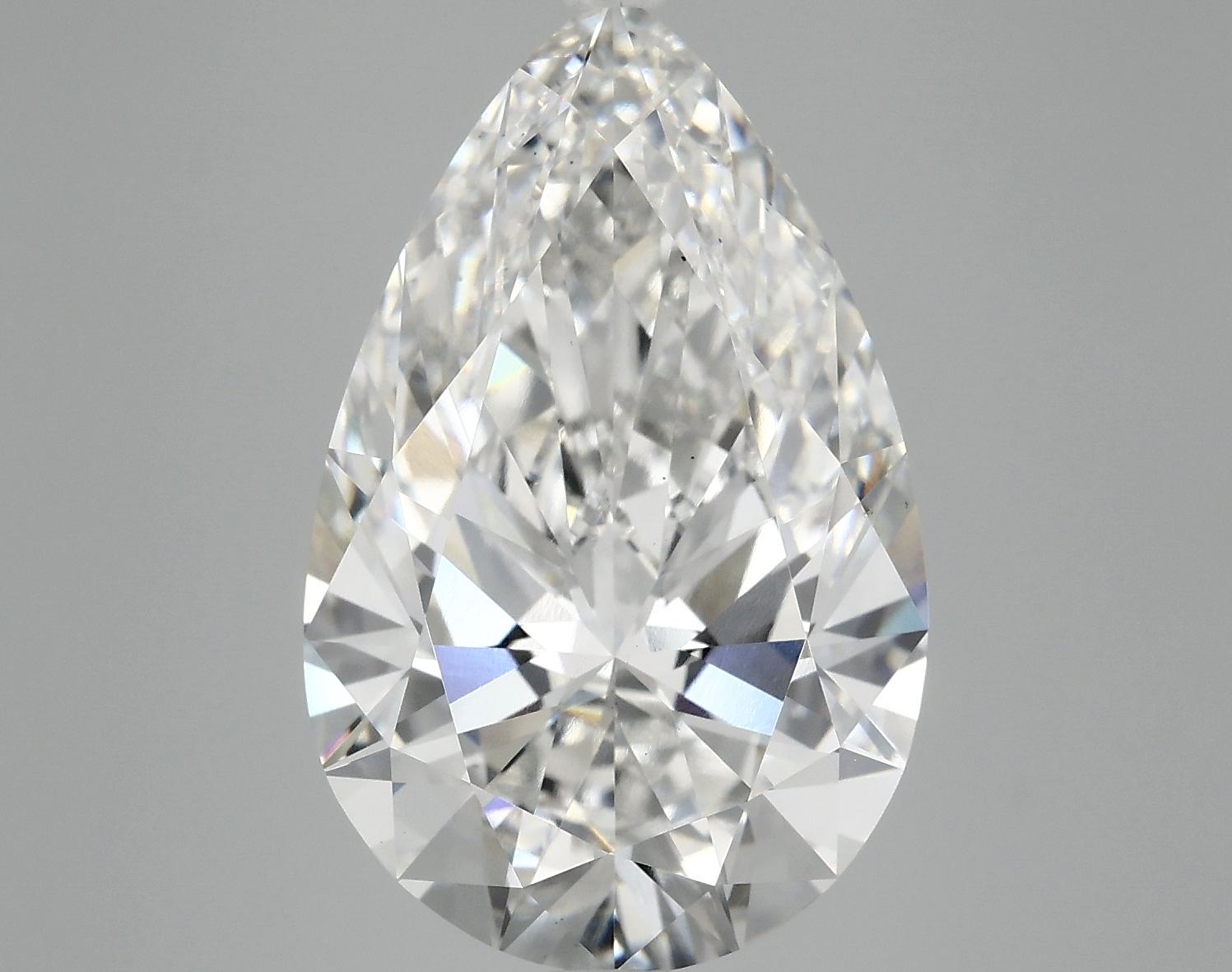 7.68 Carat Pear Shaped Ideal Cut VS1 IGI Certified Lab Grown Diamond
