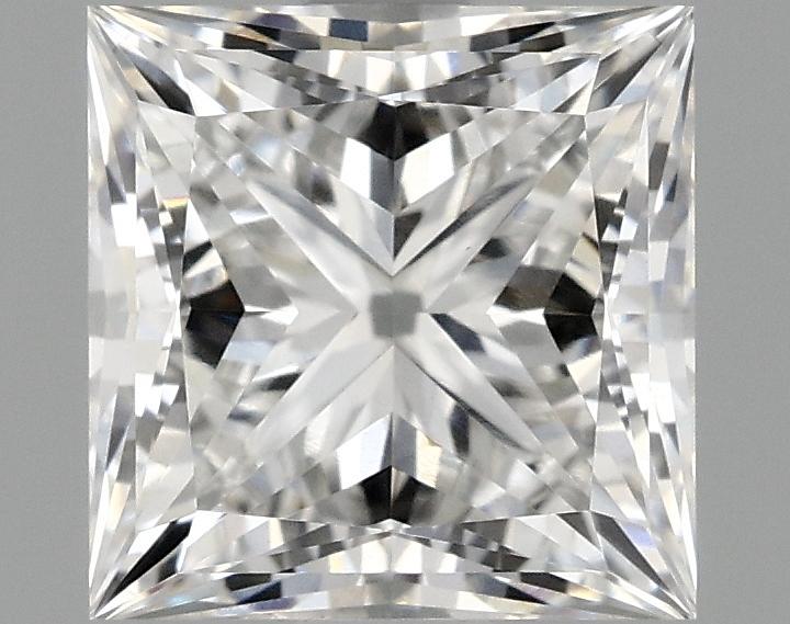 1.58 Carat Princess Shaped Ideal Cut VVS2 IGI Certified Lab Grown Diamond