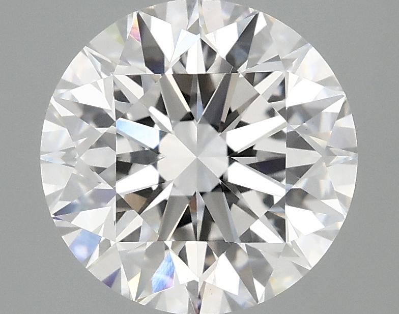 3.07 Carat Round Shaped Excellent Cut VVS2 IGI Certified Lab Grown Diamond