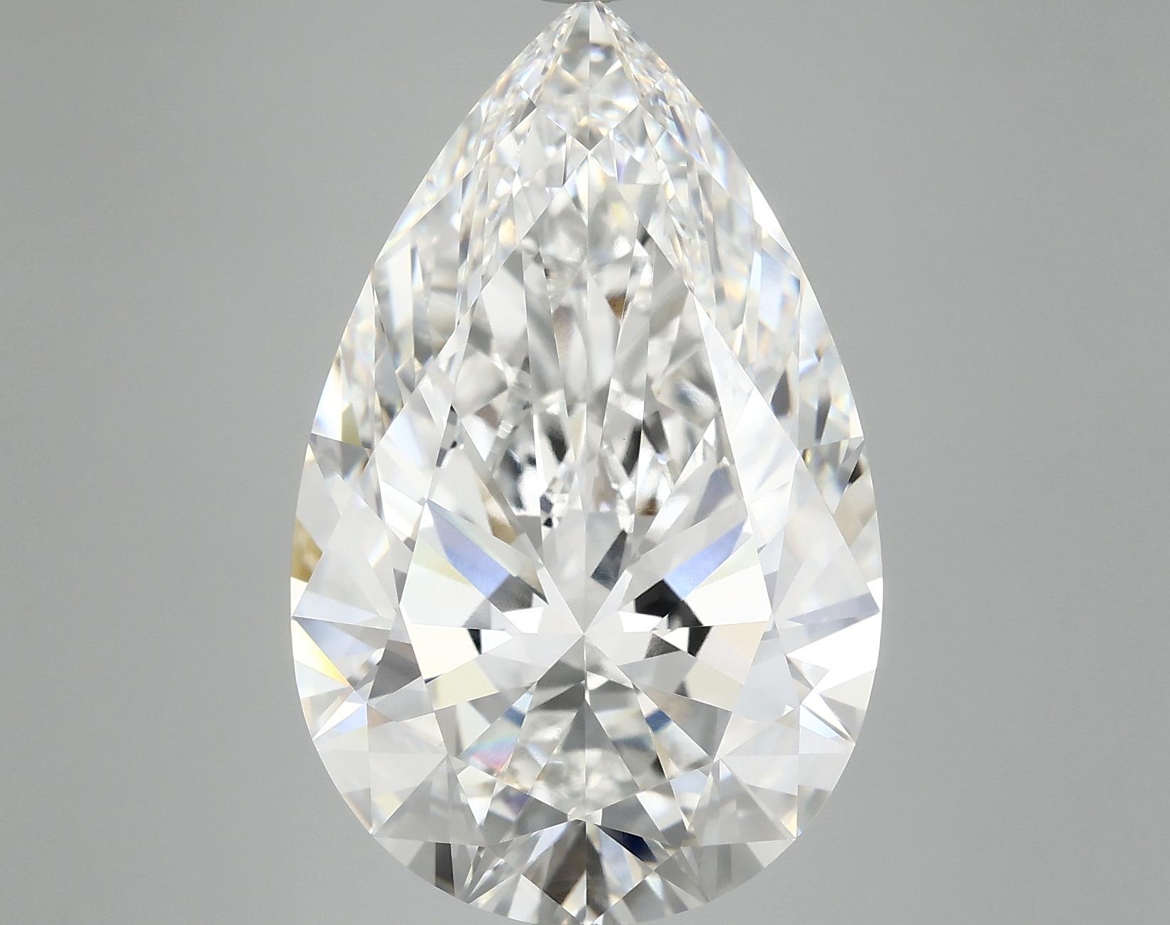 10.51 Carat Pear Shaped Ideal Cut VVS2 IGI Certified Lab Grown Diamond