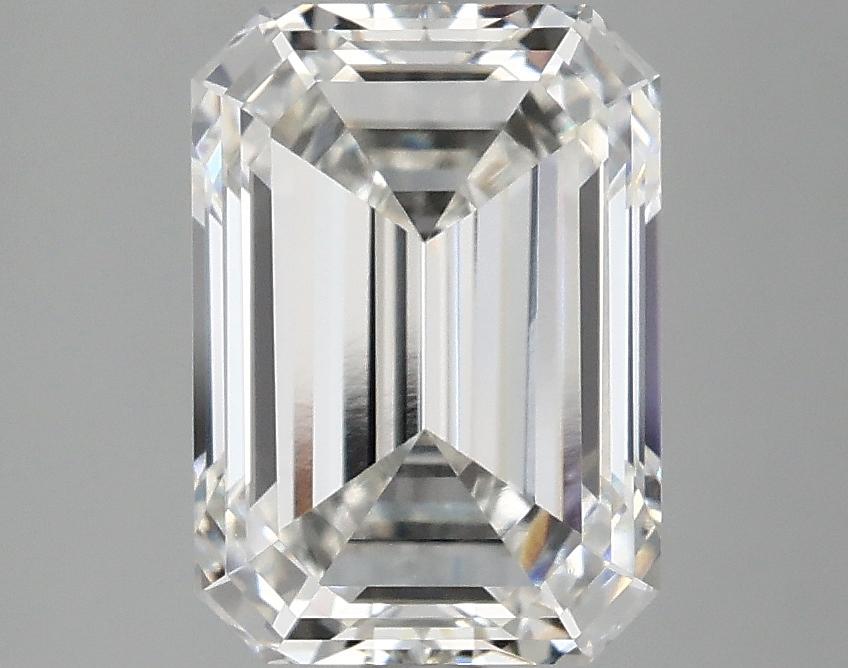 3.09 Carat Emerald Shaped Ideal Cut VVS2 IGI Certified Lab Grown Diamond