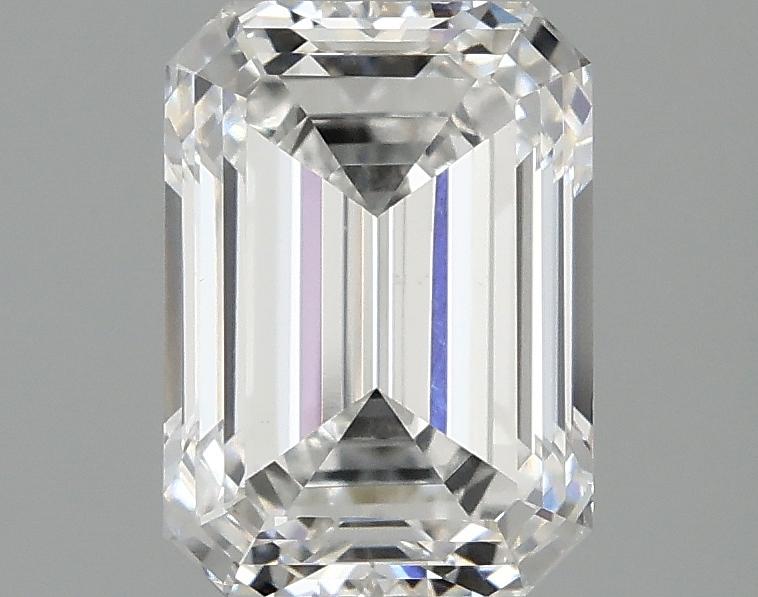 2.03 Carat Emerald Shaped Ideal Cut VS2 IGI Certified Lab Grown Diamond