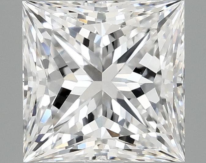 2.97 Carat Princess Shaped Ideal Cut VVS2 IGI Certified Lab Grown Diamond