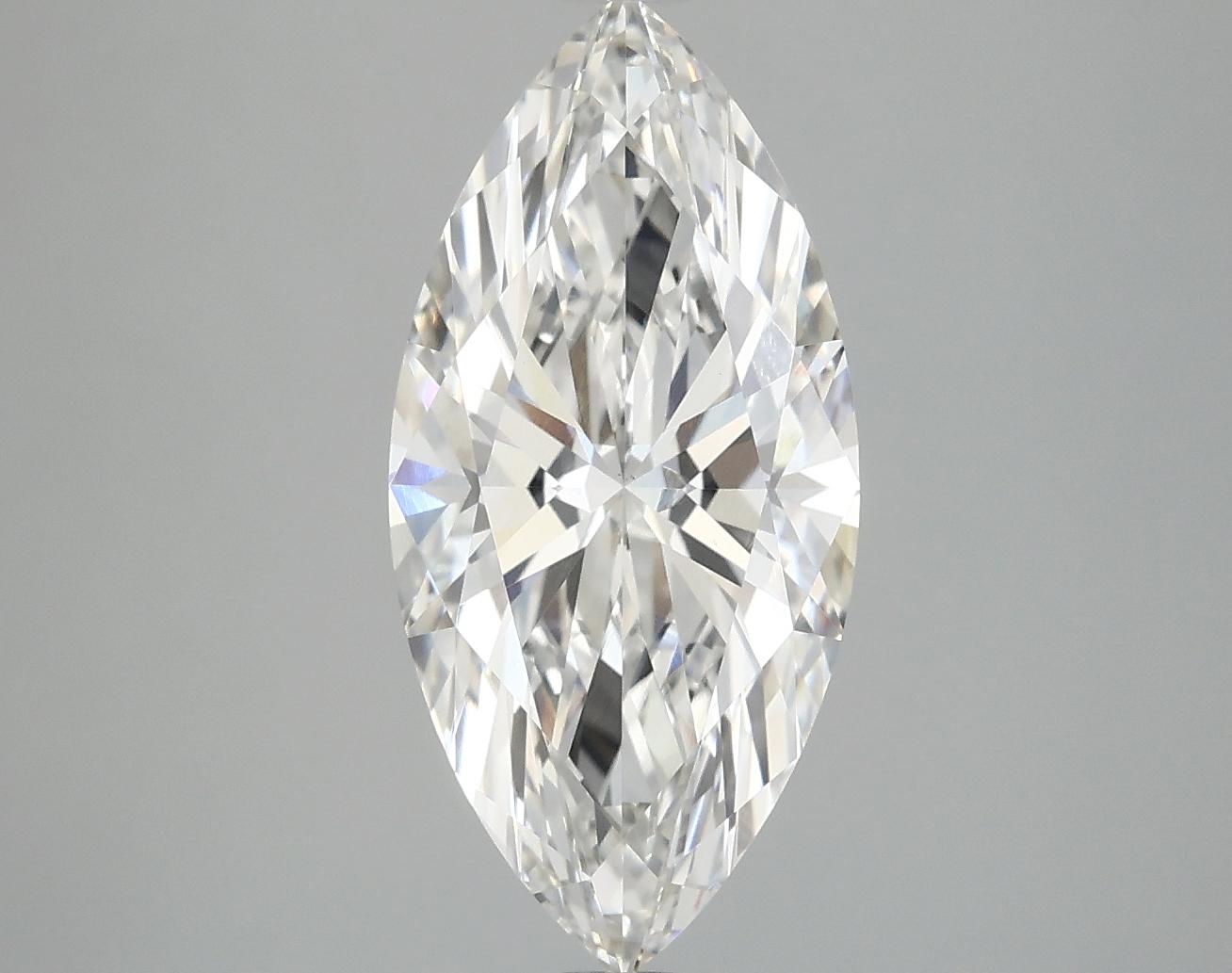 3.08 Carat Marquise Shaped Excellent Cut VS1 IGI Certified Lab Grown Diamond