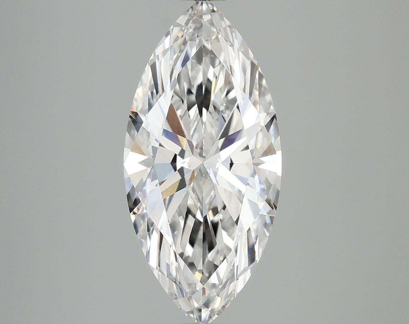 3.02 Carat Marquise Shaped Excellent Cut VS1 IGI Certified Lab Grown Diamond