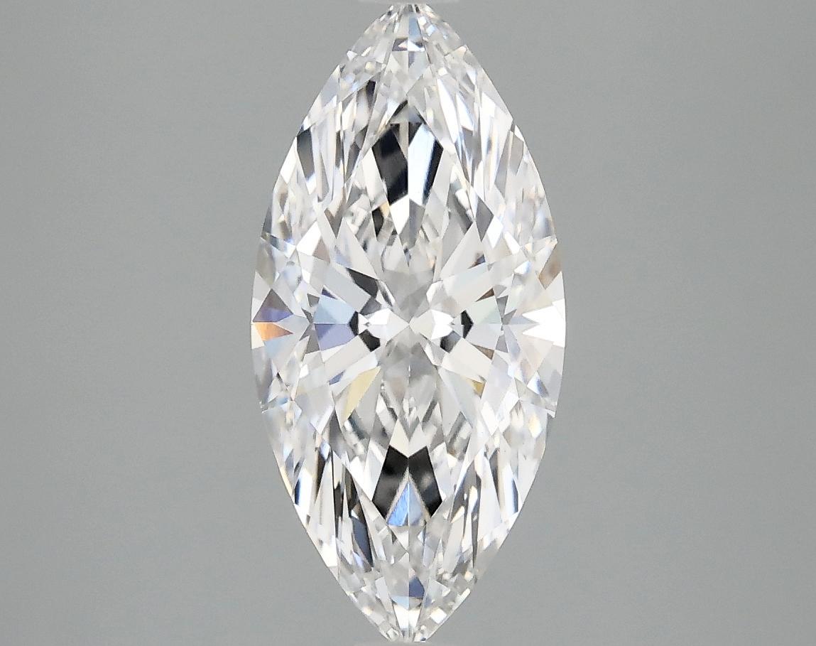 2.07 Carat Marquise Shaped Excellent Cut VVS2 IGI Certified Lab Grown Diamond
