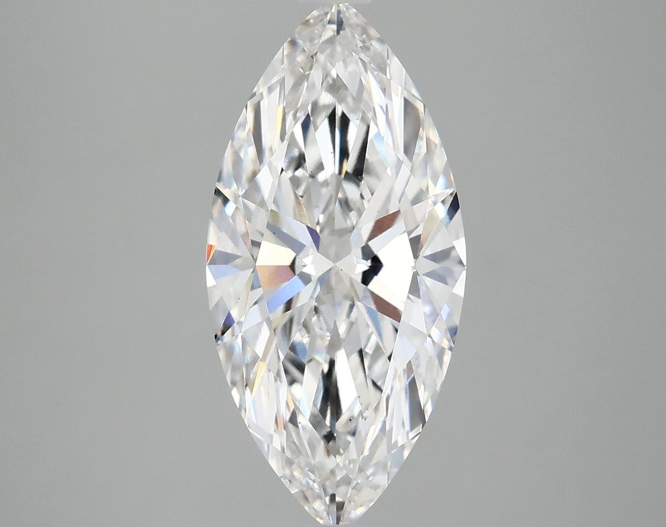 3.07 Carat Marquise Shaped Excellent Cut VS2 IGI Certified Lab Grown Diamond