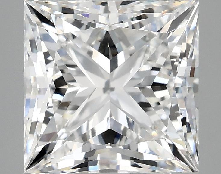 4.11 Carat Princess Shaped Ideal Cut VVS2 IGI Certified Lab Grown Diamond