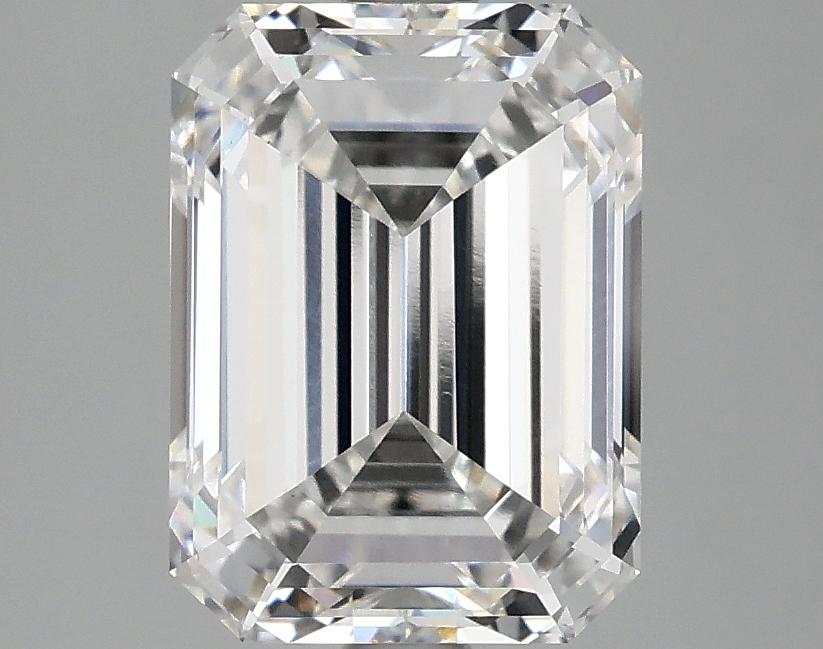 3.09 Carat Emerald Shaped Excellent Cut VVS2 IGI Certified Lab Grown Diamond