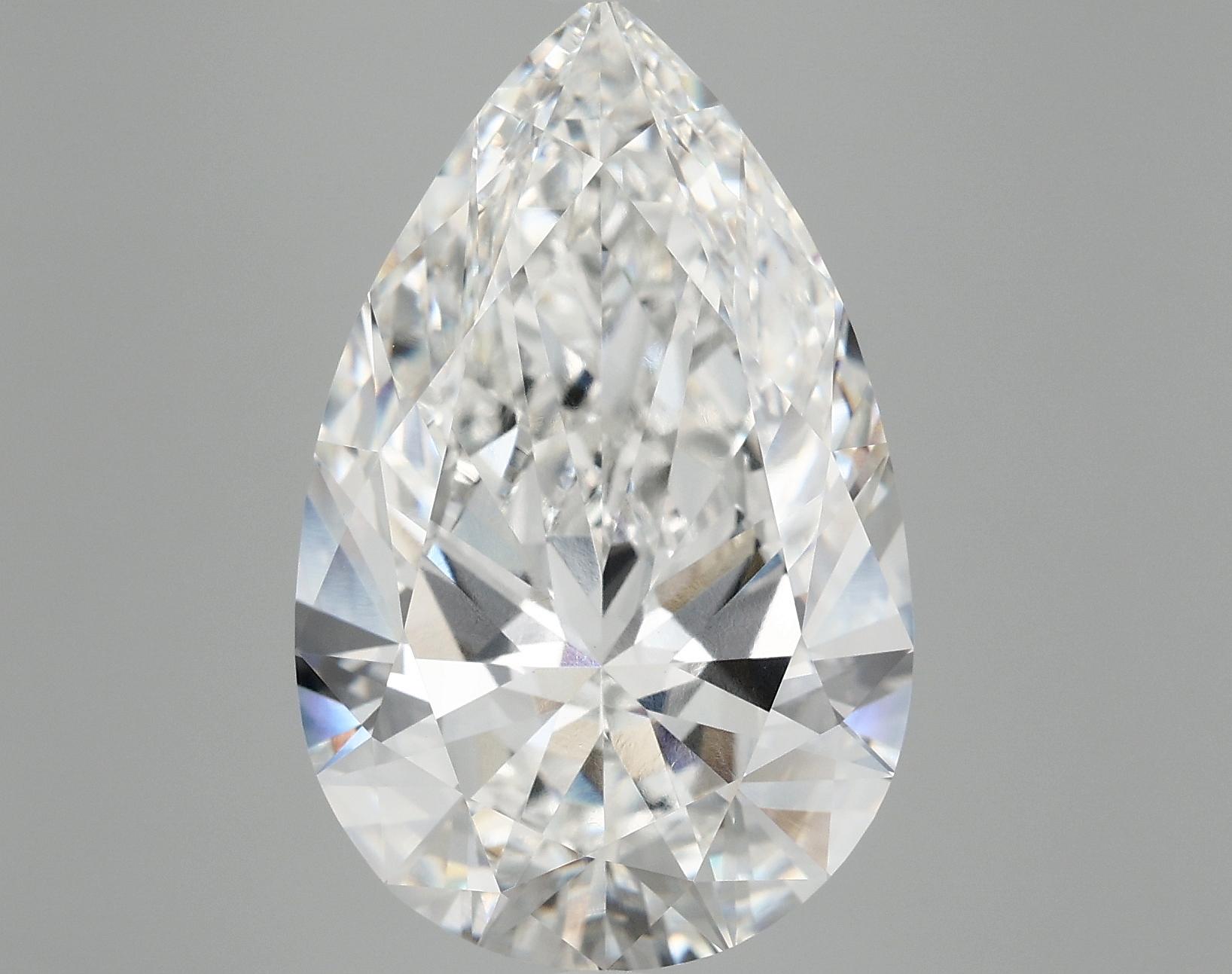 10.0 Carat Pear Shaped Ideal Cut VVS2 IGI Certified Lab Grown Diamond