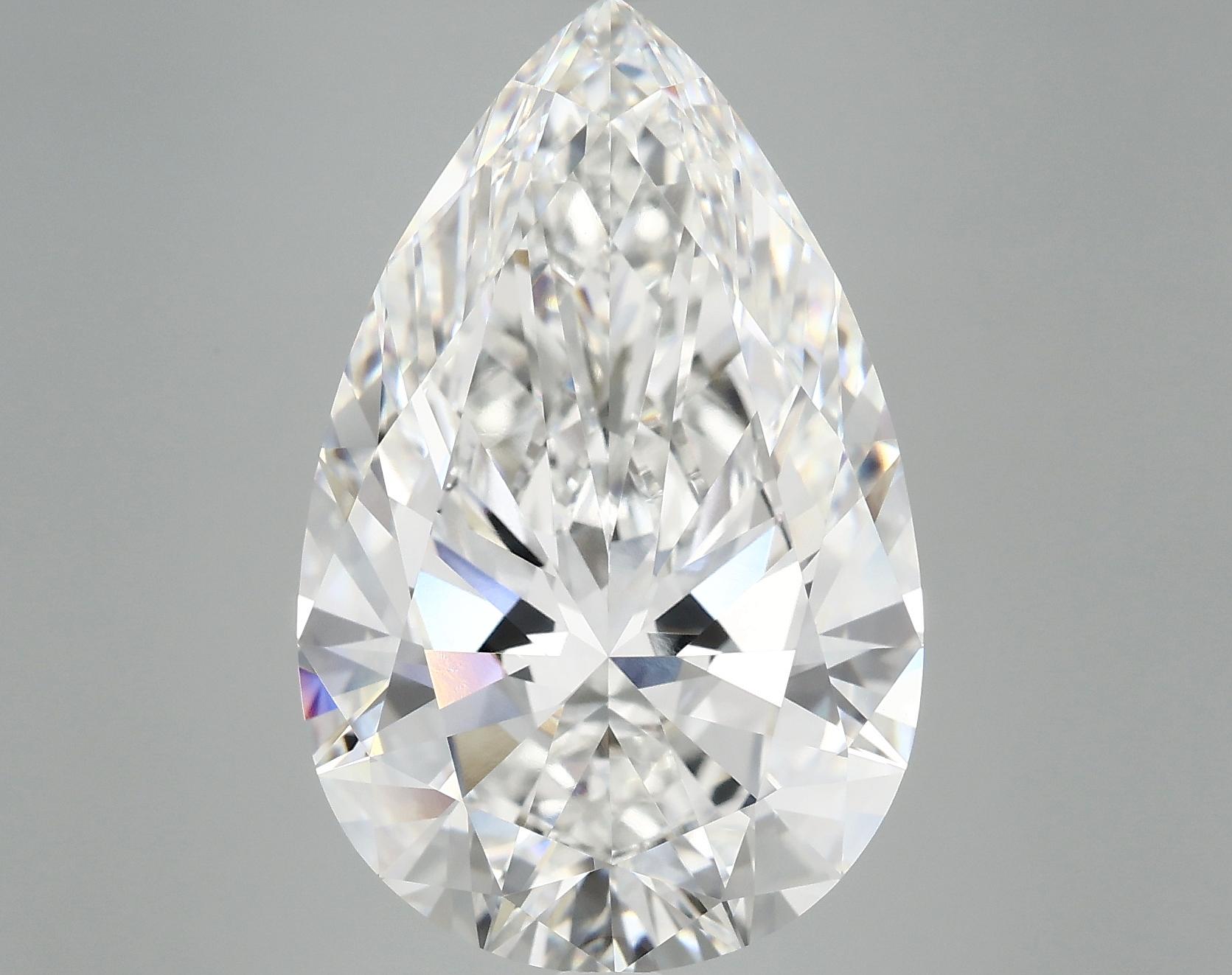 11.07 Carat Pear Shaped Ideal Cut VS1 IGI Certified Lab Grown Diamond