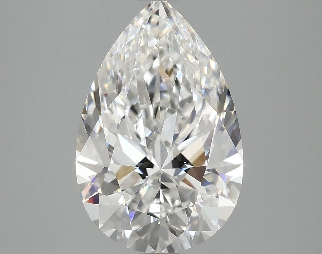 3.03 Carat Pear Shaped Excellent Cut VVS2 IGI Certified Lab Grown Diamond