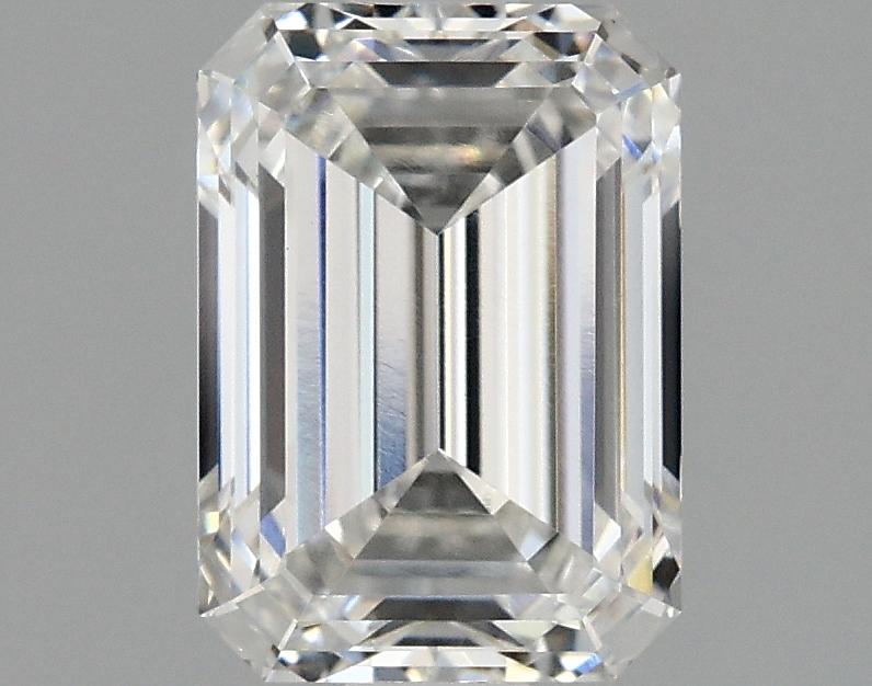 1.47 Carat Emerald Shaped Ideal Cut VVS2 IGI Certified Lab Grown Diamond