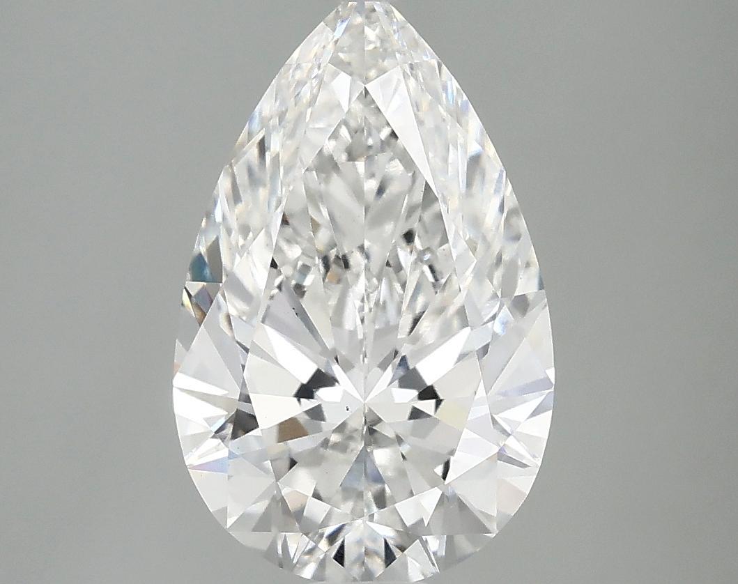 3.06 Carat Pear Shaped Ideal Cut VS2 IGI Certified Lab Grown Diamond
