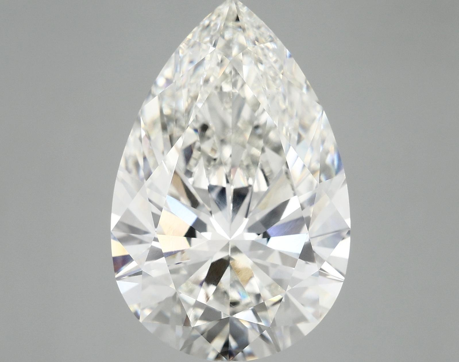 10.39 Carat Pear Shaped Excellent Cut VVS2 IGI Certified Lab Grown Diamond