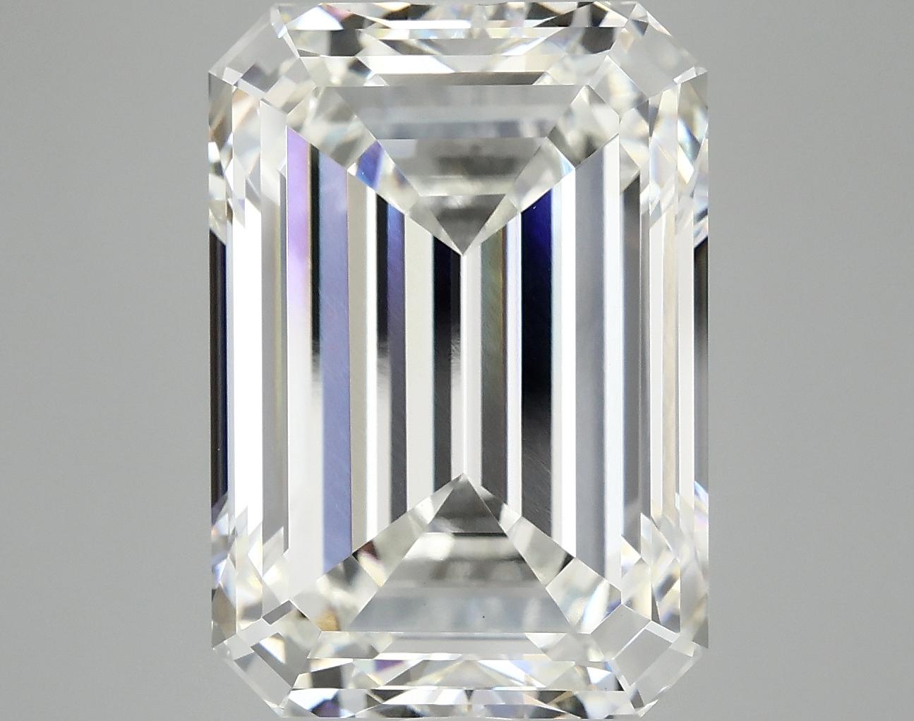 11.07 Carat Emerald Shaped Ideal Cut VVS2 IGI Certified Lab Grown Diamond
