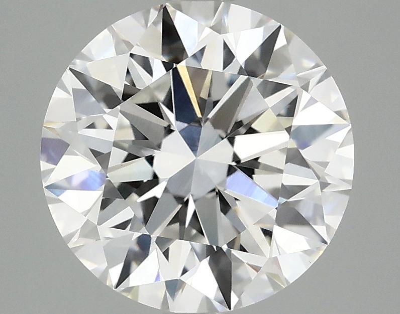 3.07 Carat Round Shaped Ideal Cut VVS2 IGI Certified Lab Grown Diamond