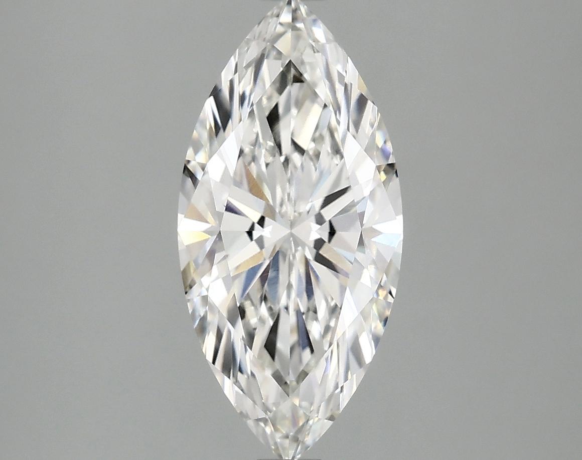 2.01 Carat Marquise Shaped Excellent Cut VVS2 IGI Certified Lab Grown Diamond