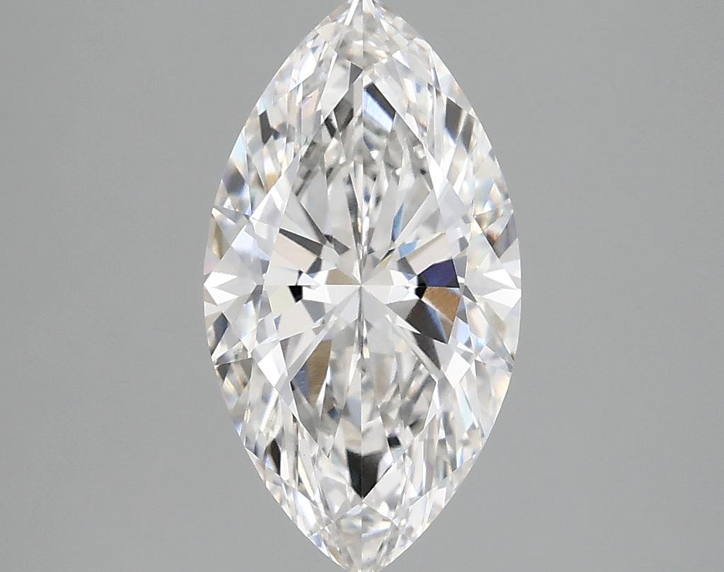2.02 Carat Marquise Shaped Excellent Cut VVS2 IGI Certified Lab Grown Diamond