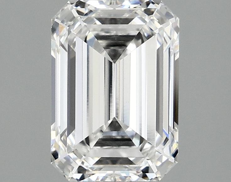2.1 Carat Emerald Shaped Ideal Cut VVS2 IGI Certified Lab Grown Diamond